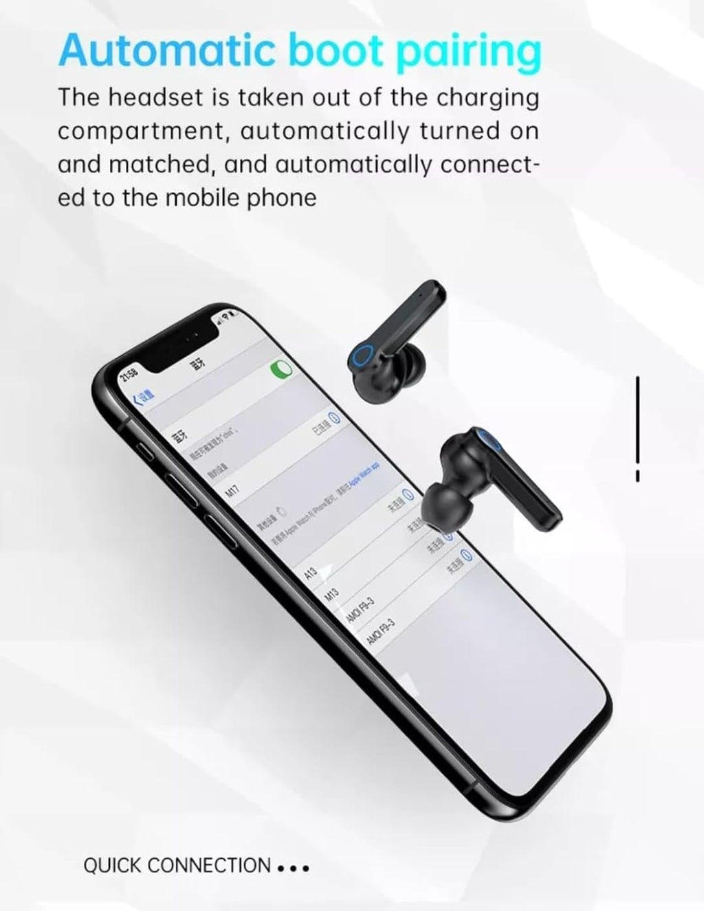 Wireless Earbuds TWS Bluetooth 5.3 with Dual LED Digital Display, Touch Control, Sports Earphones, Mini Compact Portable Stereo in-Ear Headphones